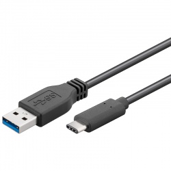Kabel propojovací USB-A->USB-C