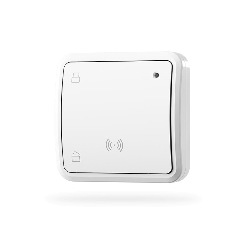 Čtečka čipů a karet MIFARE, bezdrátová, bílá - PRODEJ POZASTAVEN