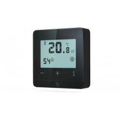 Termostat (vzduch, podlaha, vlhkost),displej,RF,antracit-NOVINKA