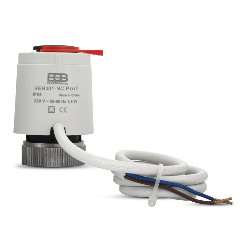 Termická ovládací hlavice PROFI, NC, 230V/1.6W - NOVINKA
