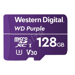 Karta WD Purple, microSD, 128GB, speciál pro CCTV